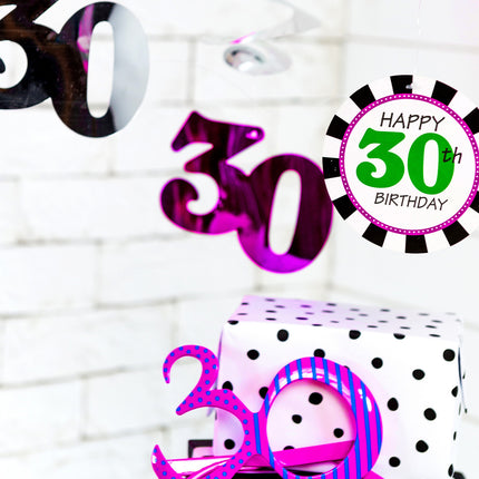 Lunettes 30 ans Fuchsia