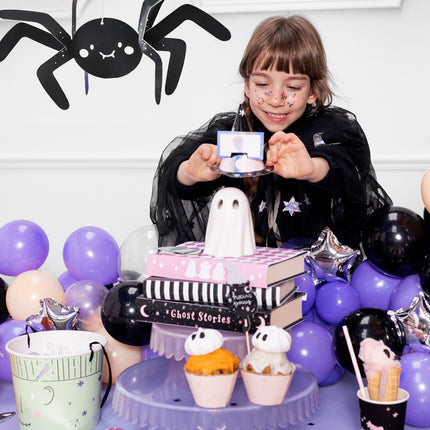 Assiettes d'Halloween Crâne 27cm 6pcs