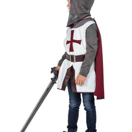 Costume de chevalier enfant Croix 4 pièces