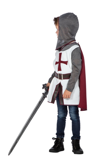 Costume de chevalier enfant Croix 4 pièces