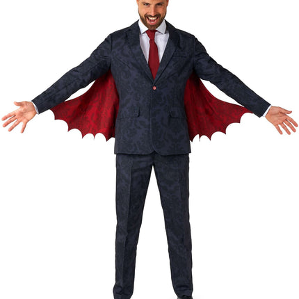 Victorien Vampire Costume Noir Hommes <tc>Suitmeister</tc>