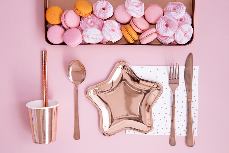 Assiettes Star Rose Gold 18cm 6pcs