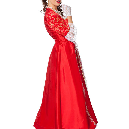 Robe médiévale rouge