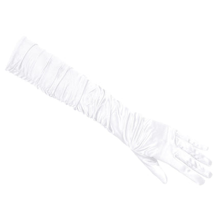 Gants longs blancs