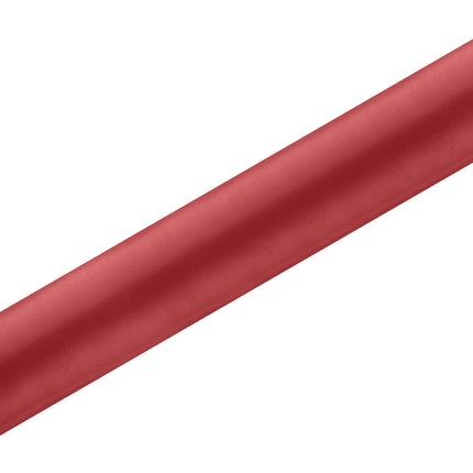 Chemin de table rouge 36cm 9m
