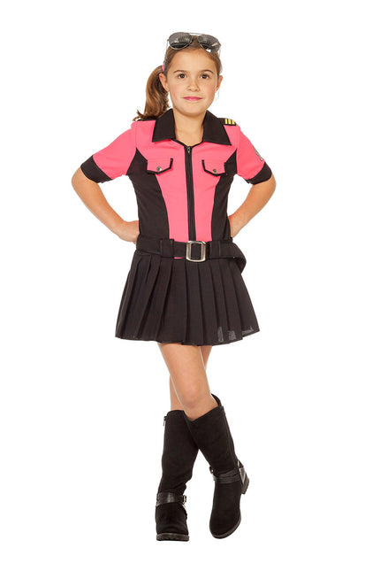 Robe de police rose enfant