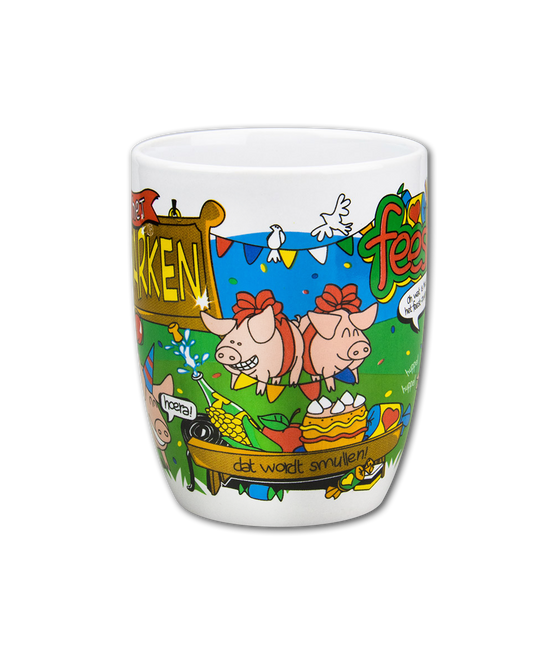 Mug Party Pig 12cm