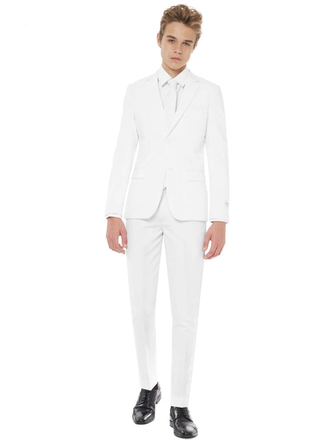 Costume blanc Garçon Ado <tc>OppoSuits</tc>