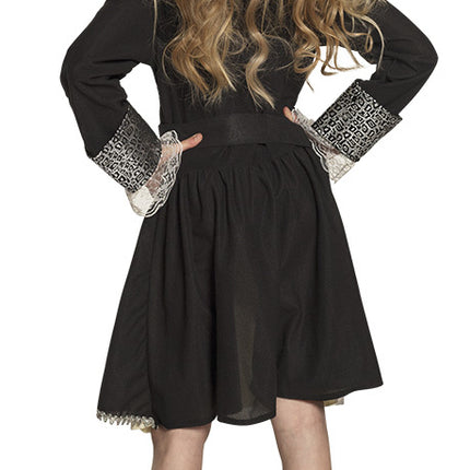 Costume de fille pirate noir