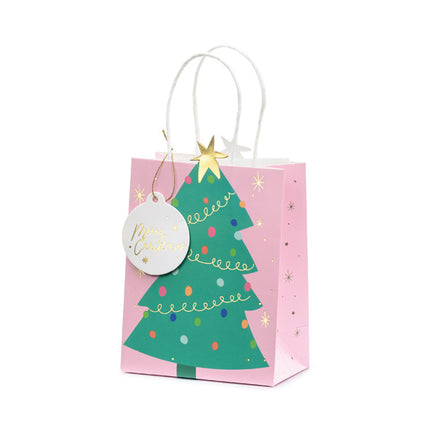 Sac cadeau sapin de Noël 20cm