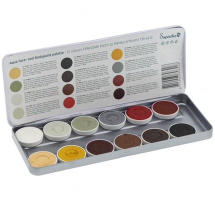 Schmink coloré Fearsome 12pcs