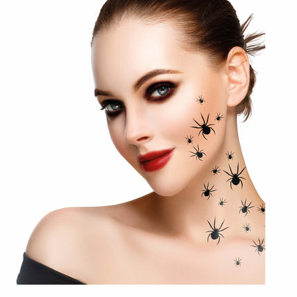 Faux tatouages d'Halloween Araignées