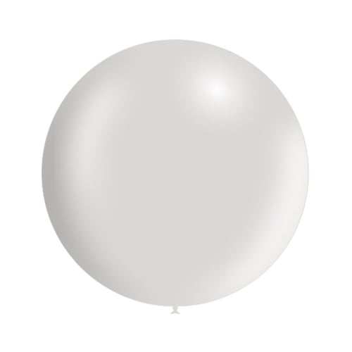 Ballon géant gris clair métallisé 60cm