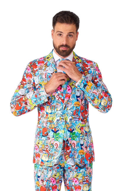 Costume de Bob l'éponge Hommes <tc>OppoSuits</tc>