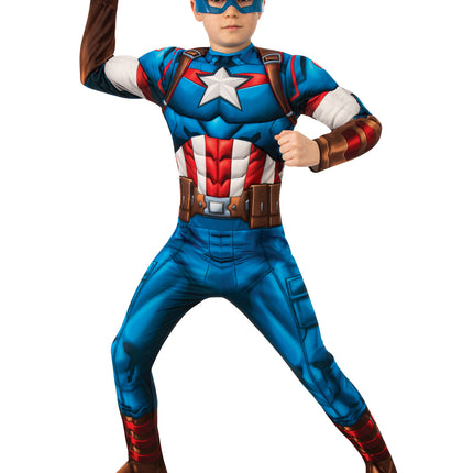 Costume Captain America enfant musclé
