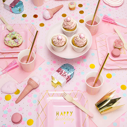 Confetti rond or
