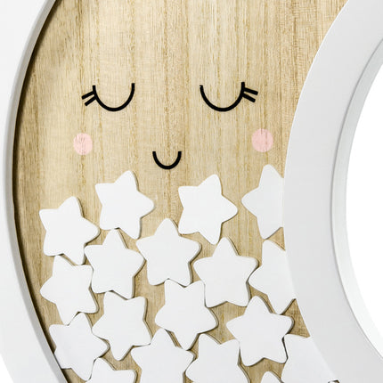Livre d'or en bois Lune 38.5cm