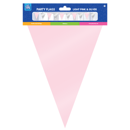 Guirlande rose argentée 10m