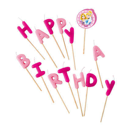 Bougies Princesses Joyeux Anniversaire