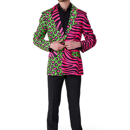 Panther Tiger Neon Blazer Hommes <tc>Suitmeister</tc>