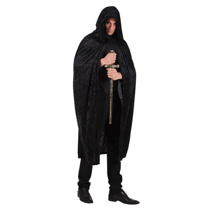 Cape d'Halloween noire 1,7 m