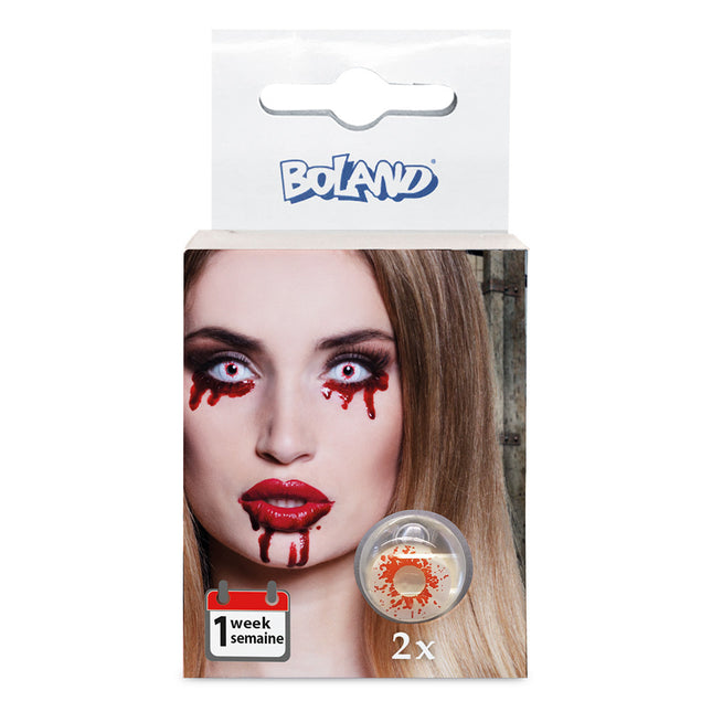 Lentilles Bloodshot Wee rouges