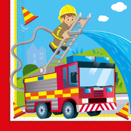 Serviettes de table Fire Brigade 33cm 20pcs