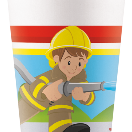 Gobelets Brigade des pompiers 8pcs