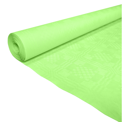 Nappe en papier vert clair 8m
