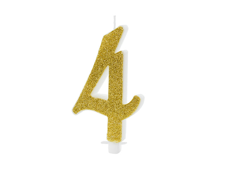 Bougie 4 ans or 10cm