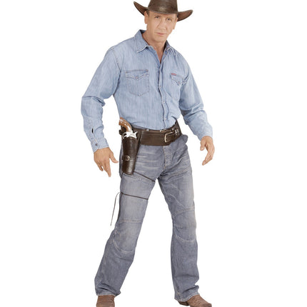 Holster marron avec ceinture
