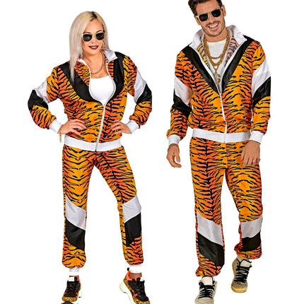 Tracksuit Neon 80S Faulty Tiger Print