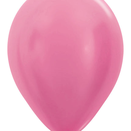 Ballons de baudruche Pearl Fuchsia 30cm 50pcs