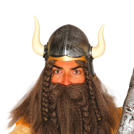 Casque barbare avec cornes
