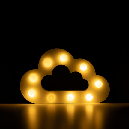 Nuage de lumière blanche