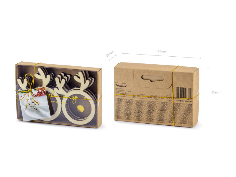 Anneaux de serviette 4cm 6pcs