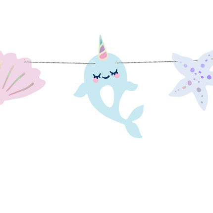 Guirlande de baleines 1m