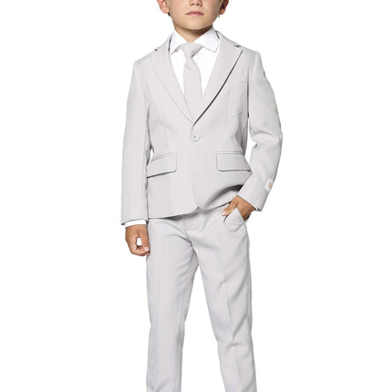 Garçon en costume gris <tc>OppoSuits</tc>