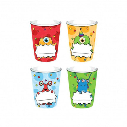 Gobelets Monster en carton 200ml 8pcs