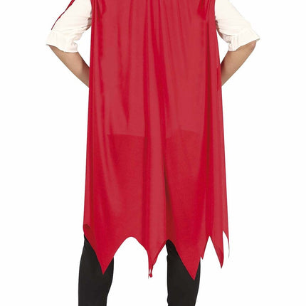 Costume d'Halloween Chaperon Rouge Dames Rouge