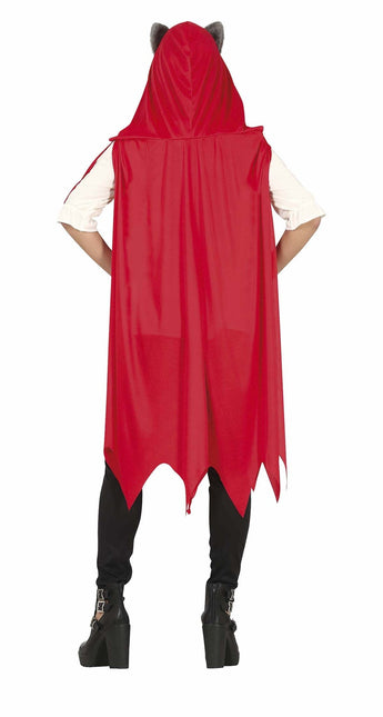 Costume d'Halloween Chaperon Rouge Dames Rouge