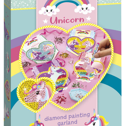 Peinture à la licorne et au diamant