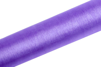 Tissu organza lilas 16cm 9m