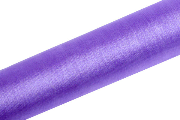 Tissu organza lilas 16cm 9m