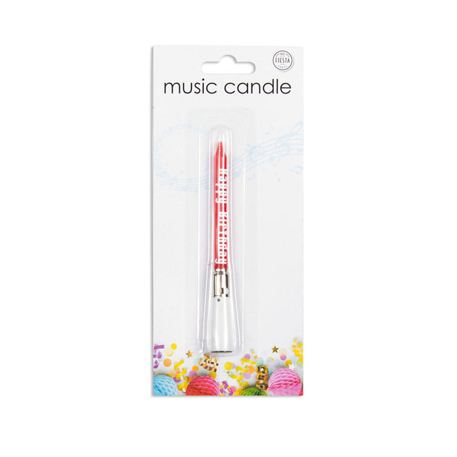 Bougie avec musique 7.8cm