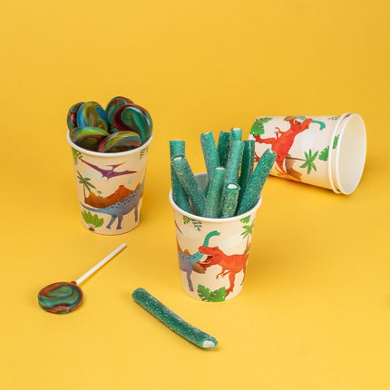 Gobelets Dino 9cm 8pcs