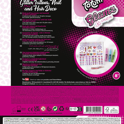 Set de tatouage et d'ongles Glamz