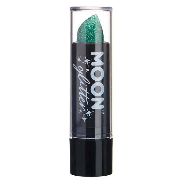 Rouge à lèvres pailleté holographique Moon Glitter vert 4.2g
