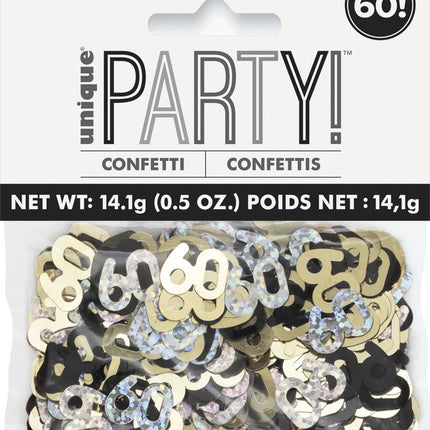 Sac de confettis 60 ans 14gr