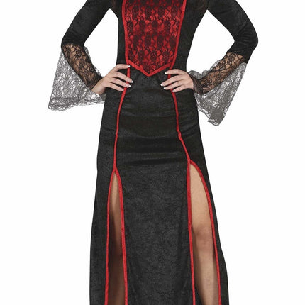 Costume d'Halloween Vampire Dames Rouge